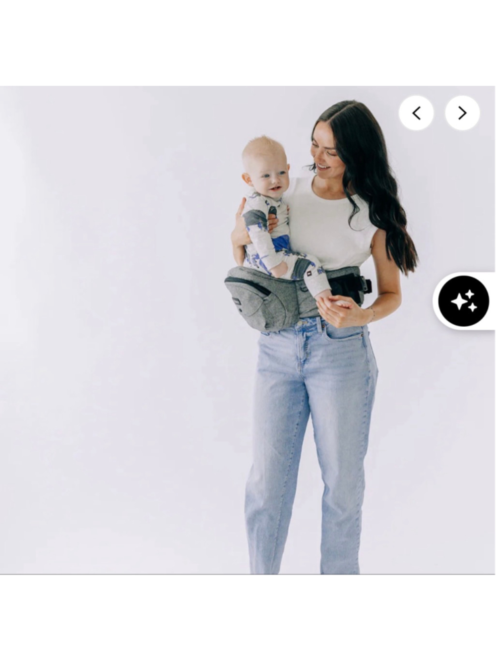 Women's Tushbaby Grey Baby Hip Carrier Bag One Size